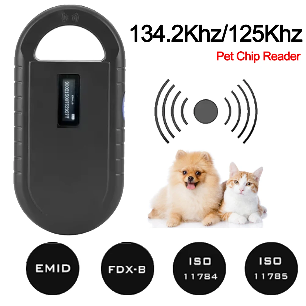 Считыватель идентификаторов домашних животных 134,2 кГц 125 кГц RFID-считыватель для животных чип-транспондер EMID FDX-B сканер домашних животных ручной сканер микрочипов ISO11784/5
Считыватель идентификаторов домашних животных 134,2 кГц 125 кГц RFID-считыватель для животных чип-транспондер EMID FDX-B сканер домашних животных ручной сканер микрочипов ISO11784/5
