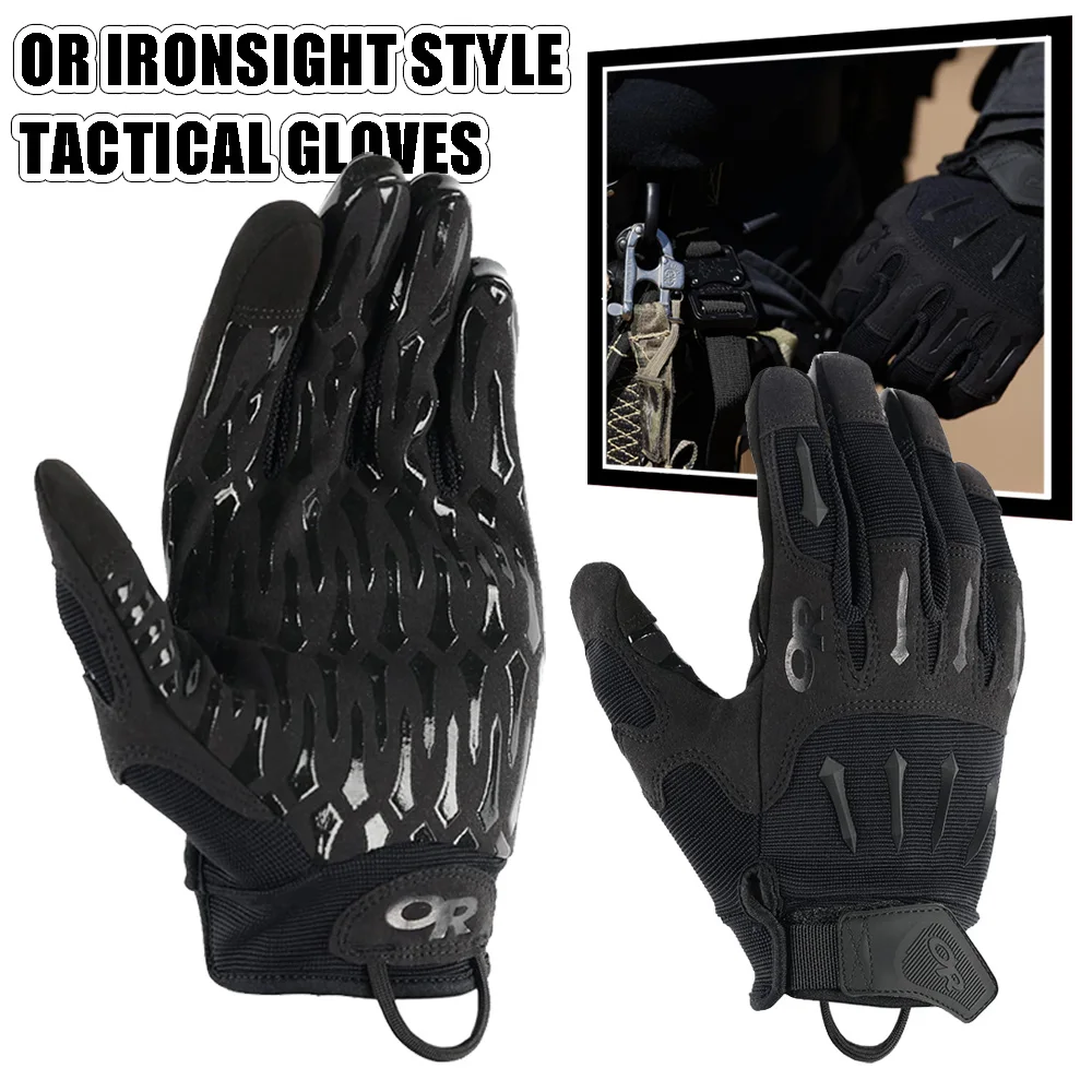 Tactical Outdoor Research OR Ironsight Style Sensor Gloves with Anti-slip silicone pads Touchscreen Compatible Hook & loop cuff
Tactical Outdoor Research OR Ironsight Style Sensor Gloves with Anti-slip silicone pads Touchscreen Compatible Hook & loop cuff
