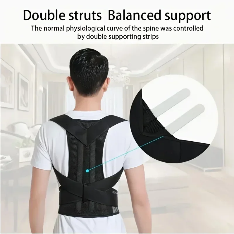 Back Support Posture Corrector Belt Adjustable Shoulder Clavicle Spine Support Belt Reshape Your Body Lumbar Brace Back Trainer
Back Support Posture Corrector Belt Adjustable Shoulder Clavicle Spine Support Belt Reshape Your Body Lumbar Brace Back Trainer