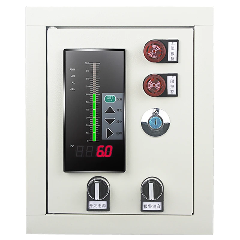 Water Level Controller 0-50m Pressure Control Box -0.1-60Mpa Temperature Inspection Systems 4-20mA / RS485 with AC220V 
Water Level Controller 0-50m Pressure Control Box -0.1-60Mpa Temperature Inspection Systems 4-20mA / RS485 with AC220V
