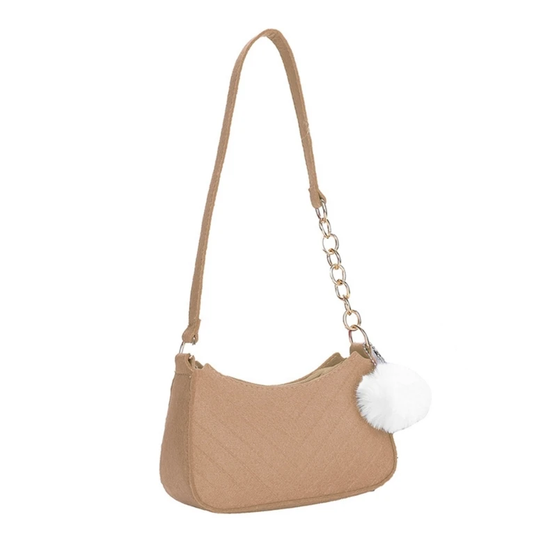 Shoulder Bags for Women Girls Handbag Felt Armpit Bag Zipper Satchel Bags Underarm Bag Luxury Handbags with Pompom
Shoulder Bags for Women Girls Handbag Felt Armpit Bag Zipper Satchel Bags Underarm Bag Luxury Handbags with Pompom