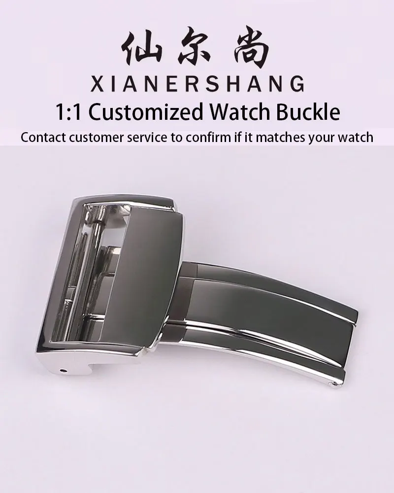 XIANERSHANG Custom B-VLGARI Original Watch Clasp 20MM Belt Buckle Polishing 316L Stainless Steel Folding Buckle Watch Accessorie
XIANERSHANG Custom B-VLGARI Original Watch Clasp 20MM Belt Buckle Polishing 316L Stainless Steel Folding Buckle Watch Accessorie