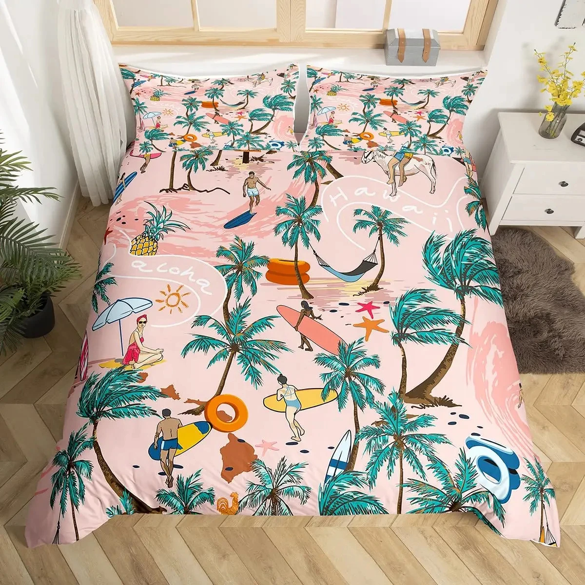 Гавайский отдых, пляжный пододеяльник, мультяшный серфинг, пододеяльник из микрофибры, тропическая пальма, морская звезда, океанский пейзаж, комплект постельного белья
Гавайский отдых, пляжный пододеяльник, мультяшный серфинг, пододеяльник из микрофибры, тропическая пальма, морская звезда, океанский пейзаж, комплект постельного белья
