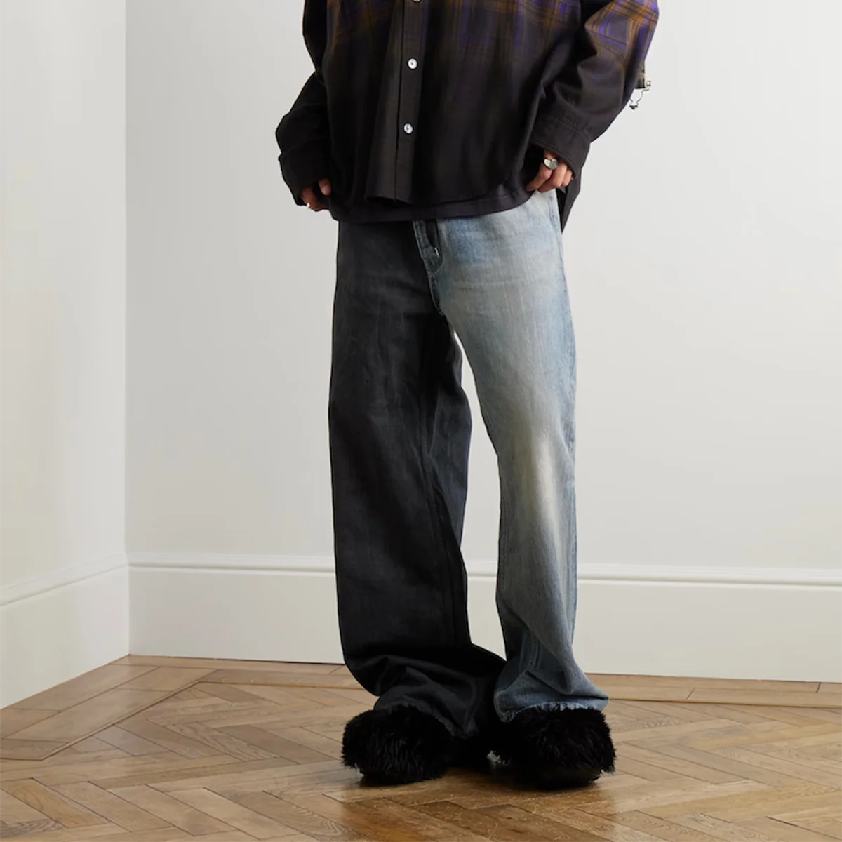 Асимметричные лоскутные джинсы на шнурке для мужчин и женщин, уличная одежда, повседневные мешковатые джинсовые брюки, прямые свободные брюки-карго
Асимметричные лоскутные джинсы на шнурке для мужчин и женщин, уличная одежда, повседневные мешковатые джинсовые брюки, прямые свободные брюки-карго