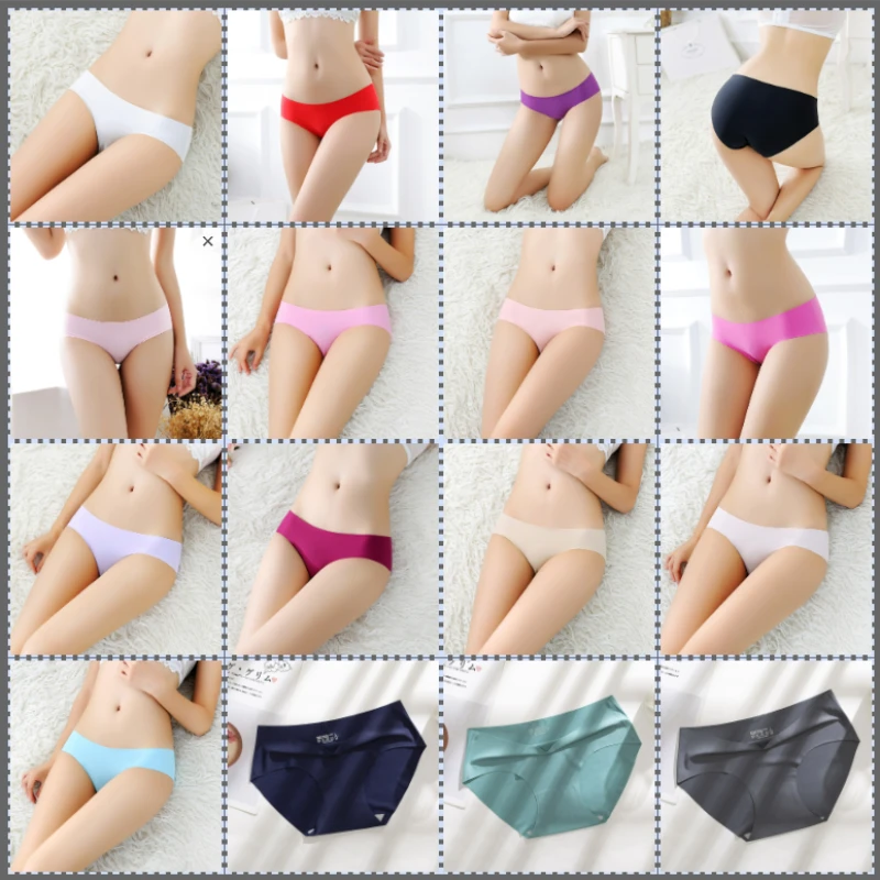Explosive Summer Ice Silk Seamless Female Lingerie Low Waist One Piece Pure Color Cozy Cotton Crotch 100% Women's Panties Trunks
Explosive Summer Ice Silk Seamless Female Lingerie Low Waist One Piece Pure Color Cozy Cotton Crotch 100% Women's Panties Trunks