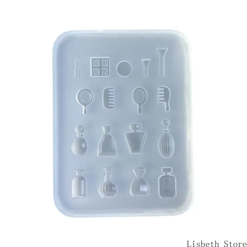 Flexible Silicone Molds Dressing Table Accessories Epoxy Resin Ornament Pendant Mould Practical Jewelry Making Tool
Flexible Silicone Molds Dressing Table Accessories Epoxy Resin Ornament Pendant Mould Practical Jewelry Making Tool