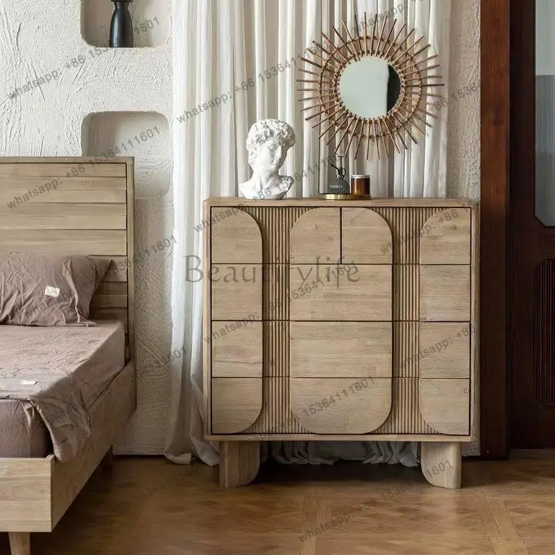 Oak chest cabinet Nordic living room five-bucket solid wood cabinet Bedroom storage cabinet
Oak chest cabinet Nordic living room five-bucket solid wood cabinet Bedroom storage cabinet