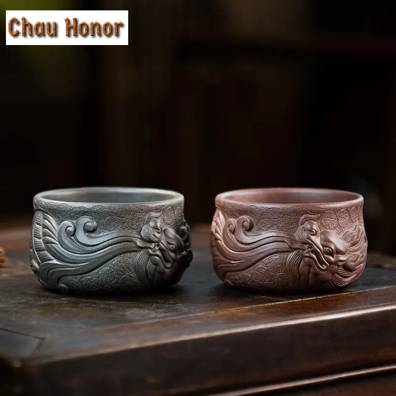 150 мл Yixing сырая руда фиолетовая глина скульптура Ichthyosaur Master Cup ручная работа Бытовая фотография чайная церемония посуда подарок
150 мл Yixing сырая руда фиолетовая глина скульптура Ichthyosaur Master Cup ручная работа Бытовая фотография чайная церемония посуда подарок