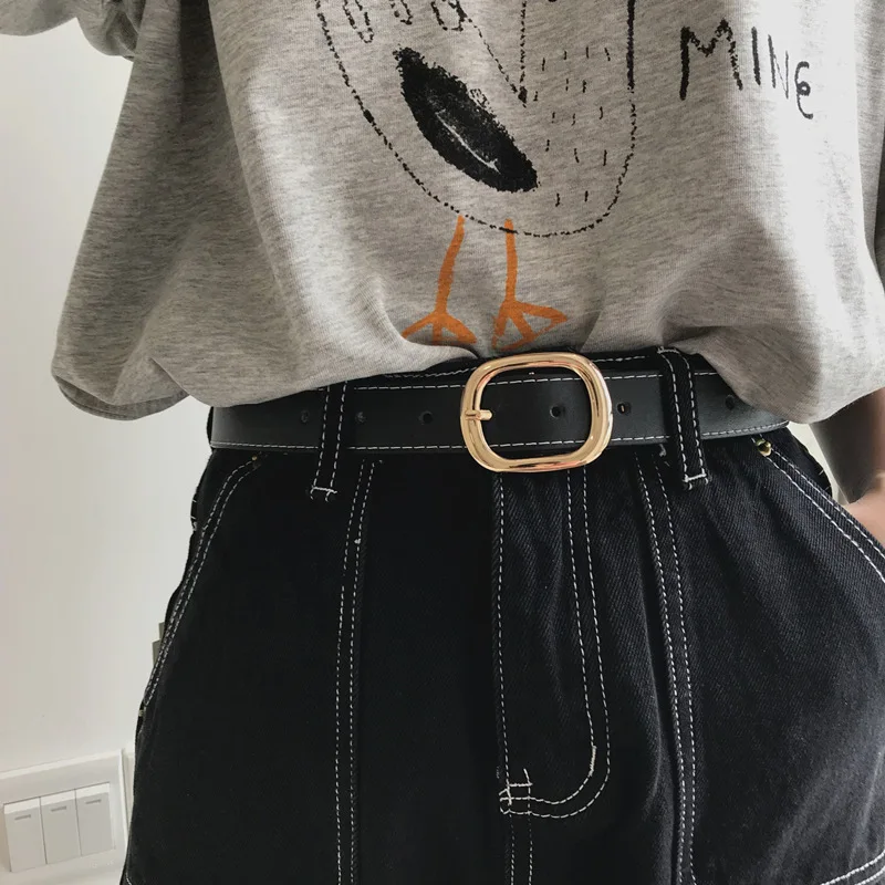 Coffee Color Belt PU Leather Women Skinny Gold Black Leather Thin Waist Jeans Belt for Pants Fashion Metal Buckle Belt
Coffee Color Belt PU Leather Women Skinny Gold Black Leather Thin Waist Jeans Belt for Pants Fashion Metal Buckle Belt