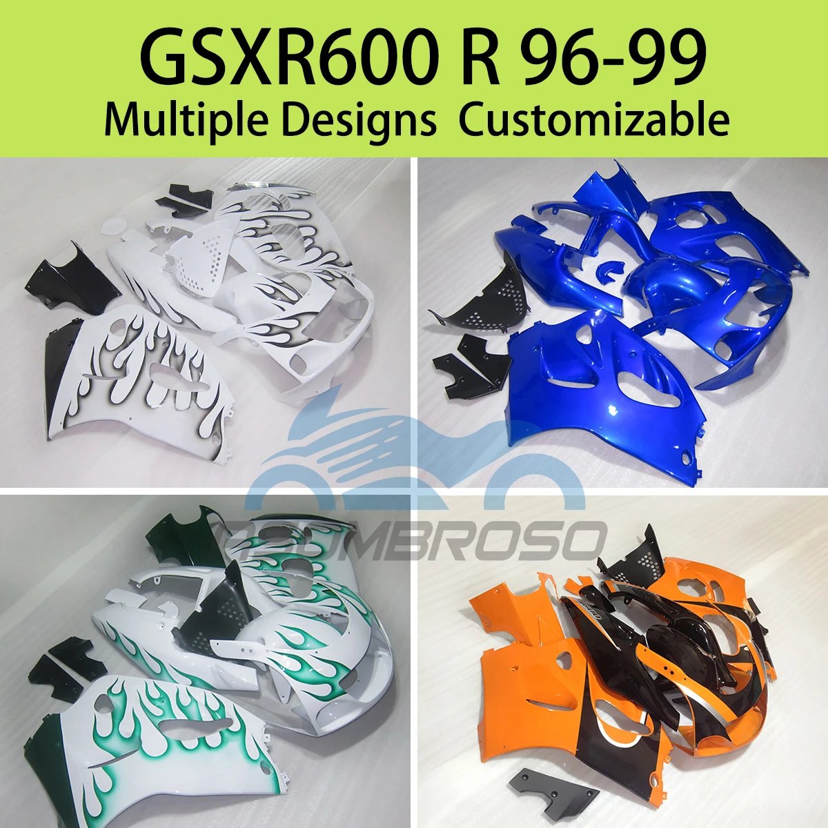 GSXR600 1996 1997 1998 1999 Комплект обтекателей Prime для SUZUKI GSXR 600 R 96 97 98 99 Мотоциклетные индивидуальные обтекатели с высоким инъективом
GSXR600 1996 1997 1998 1999 Комплект обтекателей Prime для SUZUKI GSXR 600 R 96 97 98 99 Мотоциклетные индивидуальные обтекатели с высоким инъективом