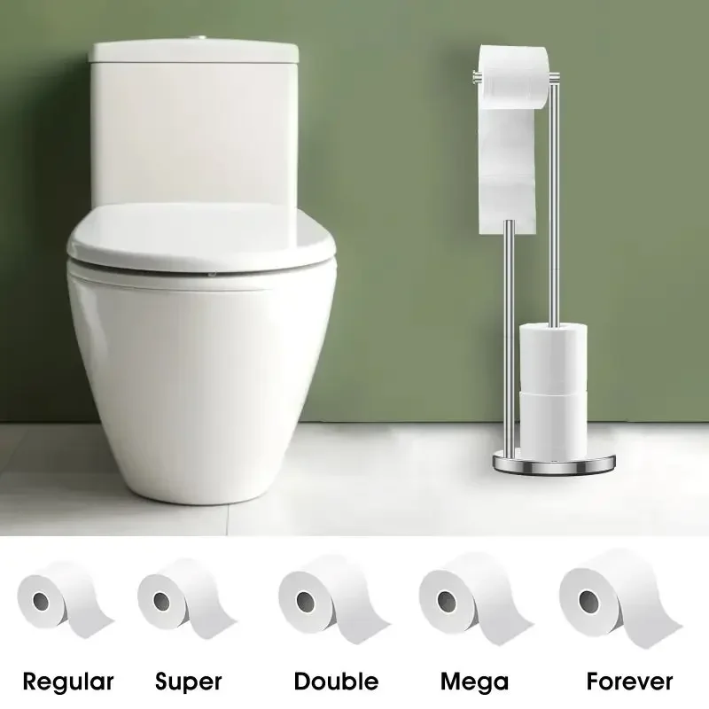 Free-Standing Metal Rod Toilet Paper Storage Rack Punch-Free Roll Storage Rack Toilet Single Pole Placement Paper Dispenser
Free-Standing Metal Rod Toilet Paper Storage Rack Punch-Free Roll Storage Rack Toilet Single Pole Placement Paper Dispenser