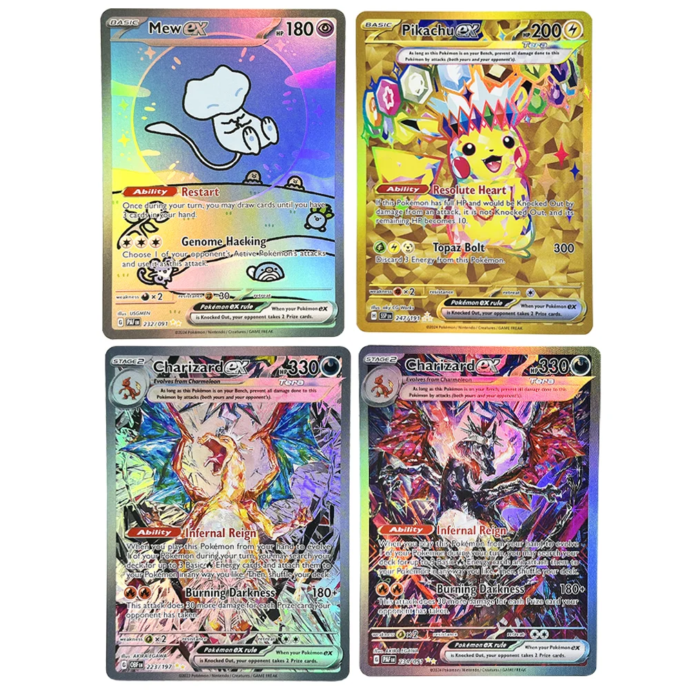 PKM Flash Голографические прокси-карты Пикачу EX Mew EX Milotic Kingdra Charizard PTCG PROXY Card Лучший подарок для коллекционера
PKM Flash Голографические прокси-карты Пикачу EX Mew EX Milotic Kingdra Charizard PTCG PROXY Card Лучший подарок для коллекционера