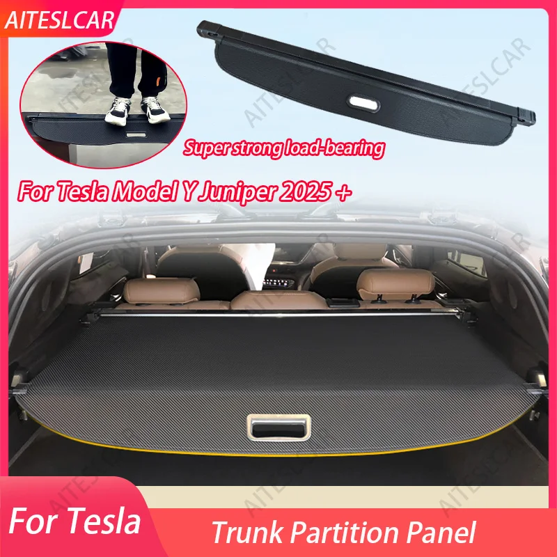 AITESLCAR Для Tesla Model Y Juniper 2025+ Телескопическая шторка-разделитель багажника, модифицированная перегородка для хранения
AITESLCAR Для Tesla Model Y Juniper 2025+ Телескопическая шторка-разделитель багажника, модифицированная перегородка для хранения