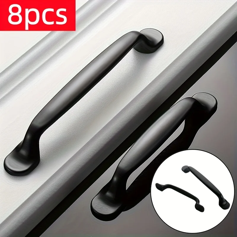 8pcs Black Metal Aluminum Alloy Cabinet Handles Black Handles Furniture Knobs Muebles Handles Drawer Knob Cabinet Cupboard Pulls
8pcs Black Metal Aluminum Alloy Cabinet Handles Black Handles Furniture Knobs Muebles Handles Drawer Knob Cabinet Cupboard Pulls