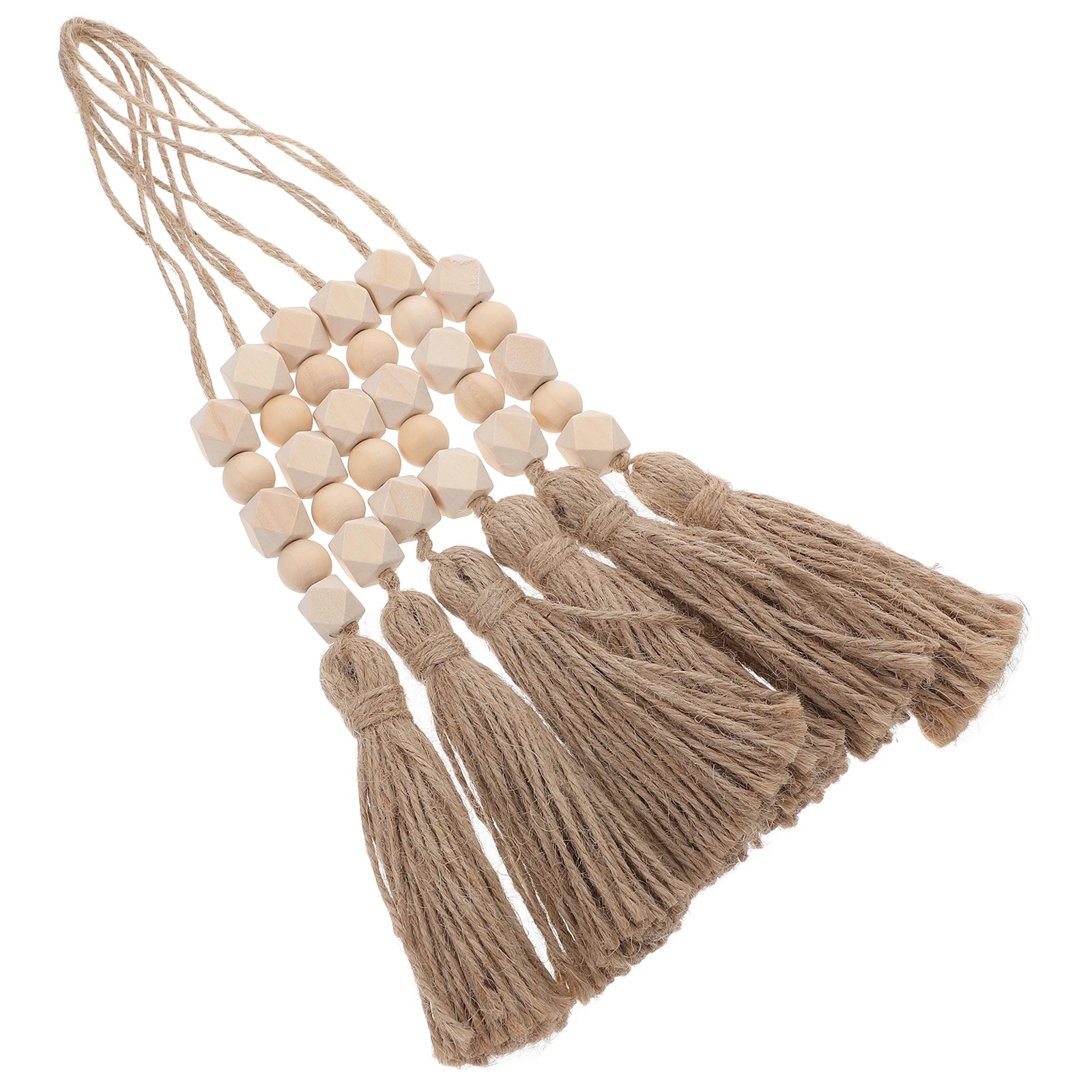 Hemp Rope Decorative Hanging Boho Shelf Beads Home Door Hanger Beaded Farmhouse Tassel Wood Closet Aesthetic Tassels
Hemp Rope Decorative Hanging Boho Shelf Beads Home Door Hanger Beaded Farmhouse Tassel Wood Closet Aesthetic Tassels