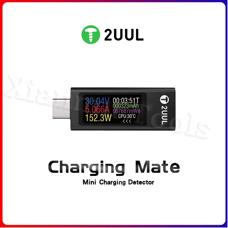 2UUL PW21 Мини-детектор зарядки для обслуживания мобильных телефонов 30 В 12 А, двунаправленный инструмент для тестирования тока, зарядное устройство, тестовая коробка
2UUL PW21 Мини-детектор зарядки для обслуживания мобильных телефонов 30 В 12 А, двунаправленный инструмент для тестирования тока, зарядное устройство, тестовая коробка