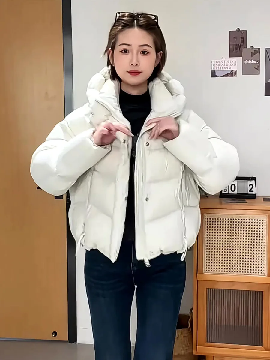 Ladies ort Puffer Jaet Hooded Du down Coat Thi Warm Winter Outerwear Luxury Sle White Du Feather Versatile Coat
Ladies ort Puffer Jaet Hooded Du down Coat Thi Warm Winter Outerwear Luxury Sle White Du Feather Versatile Coat