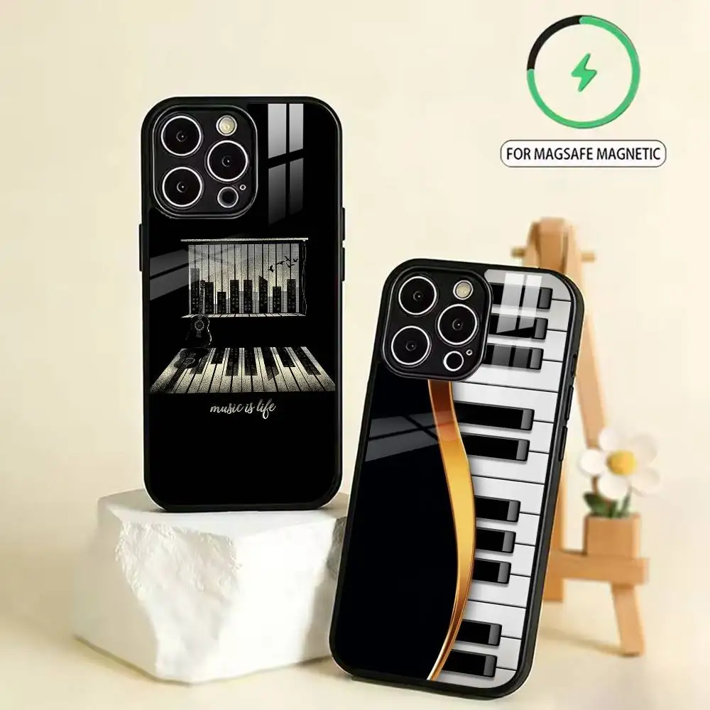 Piano keys notes Phone Case For iPhone17,16,15,14,13,12,11,Pro,Max,Plus,SE4,Magnetic Wireless Charging
Piano keys notes Phone Case For iPhone17,16,15,14,13,12,11,Pro,Max,Plus,SE4,Magnetic Wireless Charging