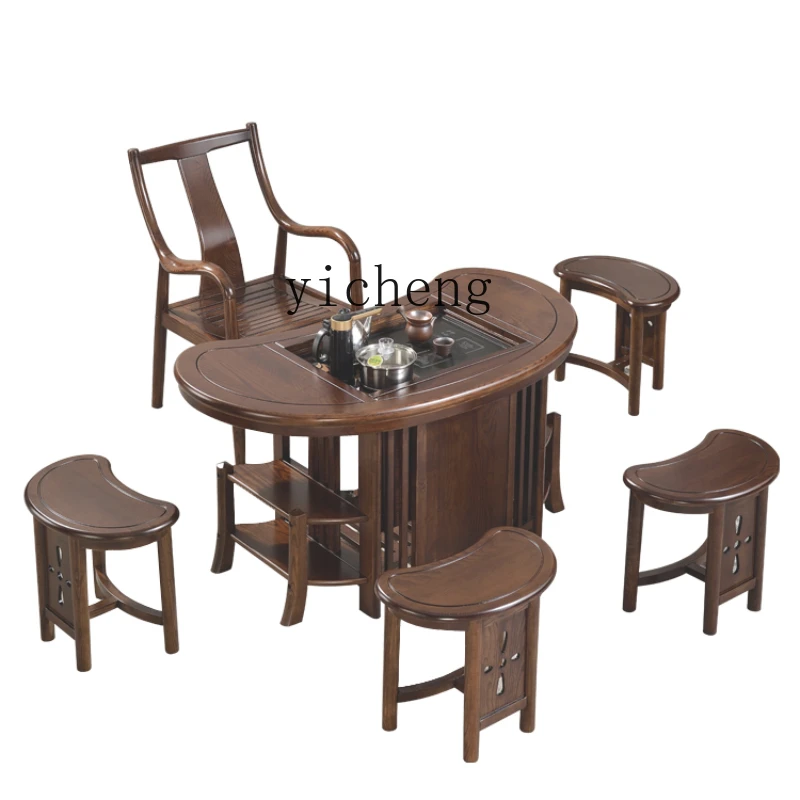 XL Solid Wood Kung Fu Tea Table Tea Set Integrated Office Balcony Chinese Style Table-Chair Set
XL Solid Wood Kung Fu Tea Table Tea Set Integrated Office Balcony Chinese Style Table-Chair Set