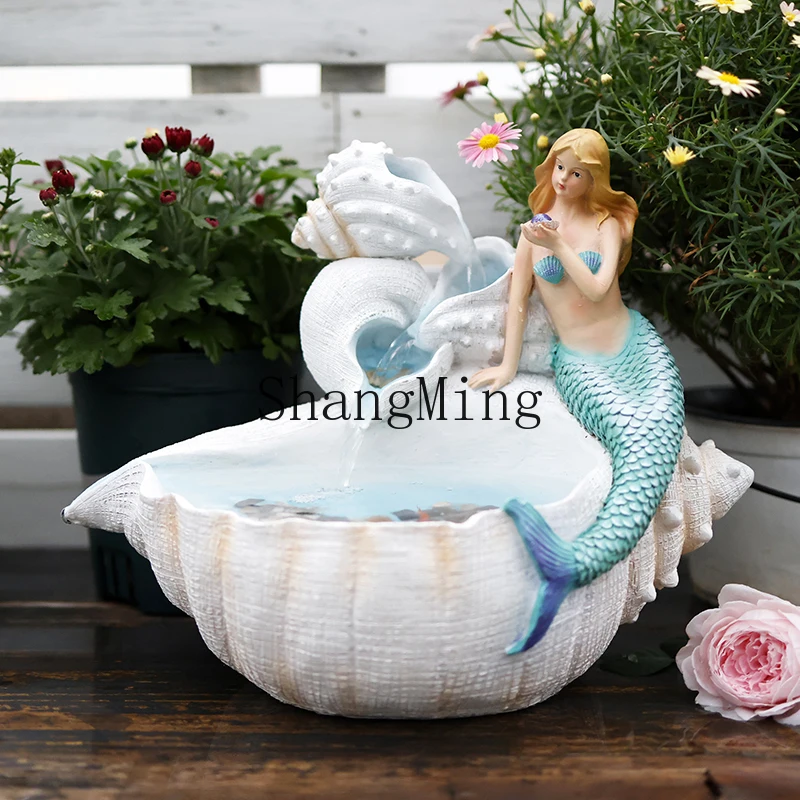 HJ flowing water ornament circulating resin fish tank TV cabinet home housewarming gift creative flower pot micro landscape
HJ flowing water ornament circulating resin fish tank TV cabinet home housewarming gift creative flower pot micro landscape