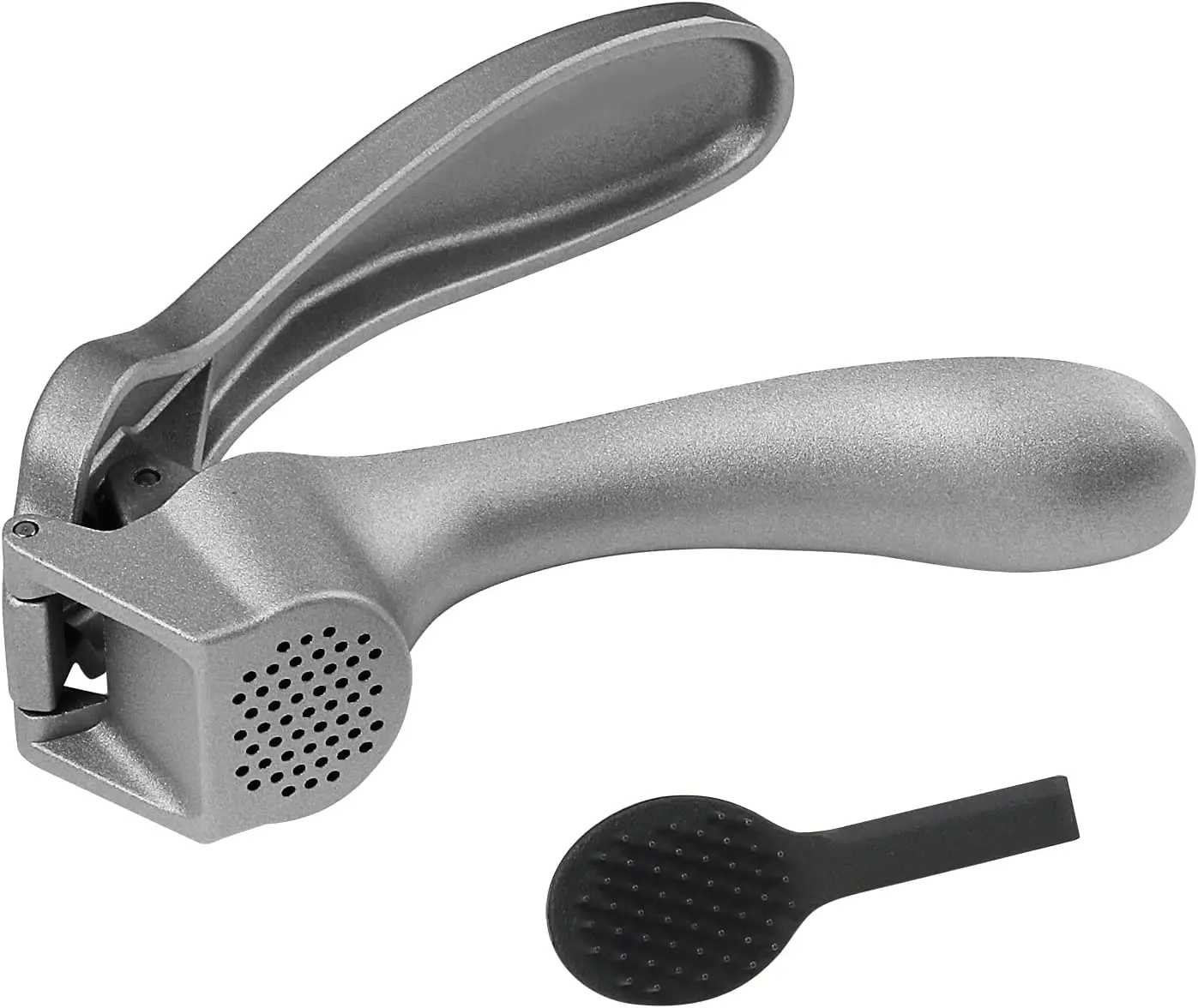 Garlic Press, Garlic Mincer Easy-Squeeze Ergonomic Handle, Rust Proof, No Need to Peel, Professional Ginger Press & Garlic Crusher with Handy Cleaning Brush, Dishwasher Safe
Garlic Press, Garlic Mincer Easy-Squeeze Ergonomic Handle, Rust Proof, No Need to Peel, Professional Ginger Press & Garlic Crusher with Handy Cleaning Brush, Dishwasher Safe