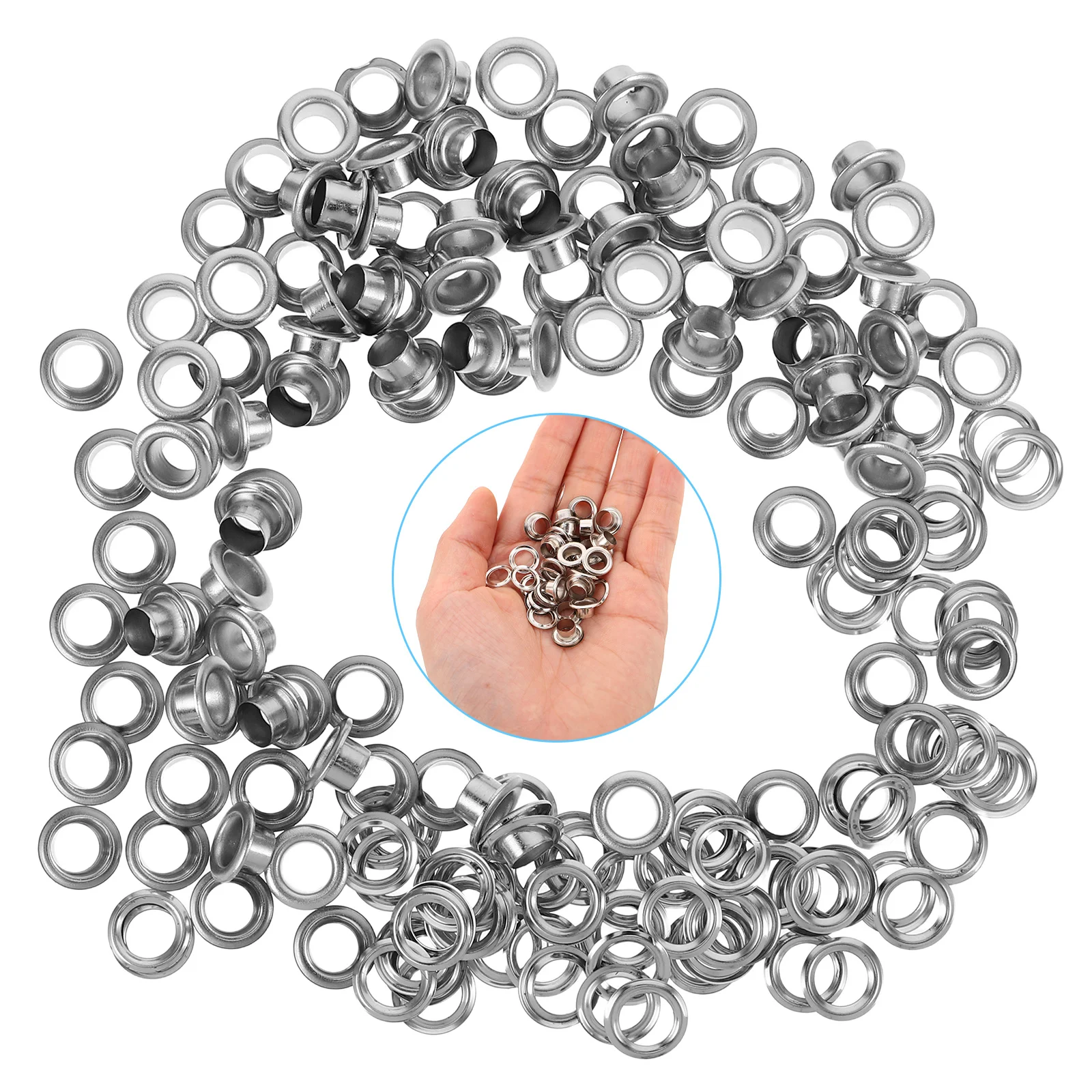 50pcs Shoes Hollow Rivets 6Mm Metal Grommets Small Eyelets For Fabric Clothing Making Boot Crafting Sewing
50pcs Shoes Hollow Rivets 6Mm Metal Grommets Small Eyelets For Fabric Clothing Making Boot Crafting Sewing