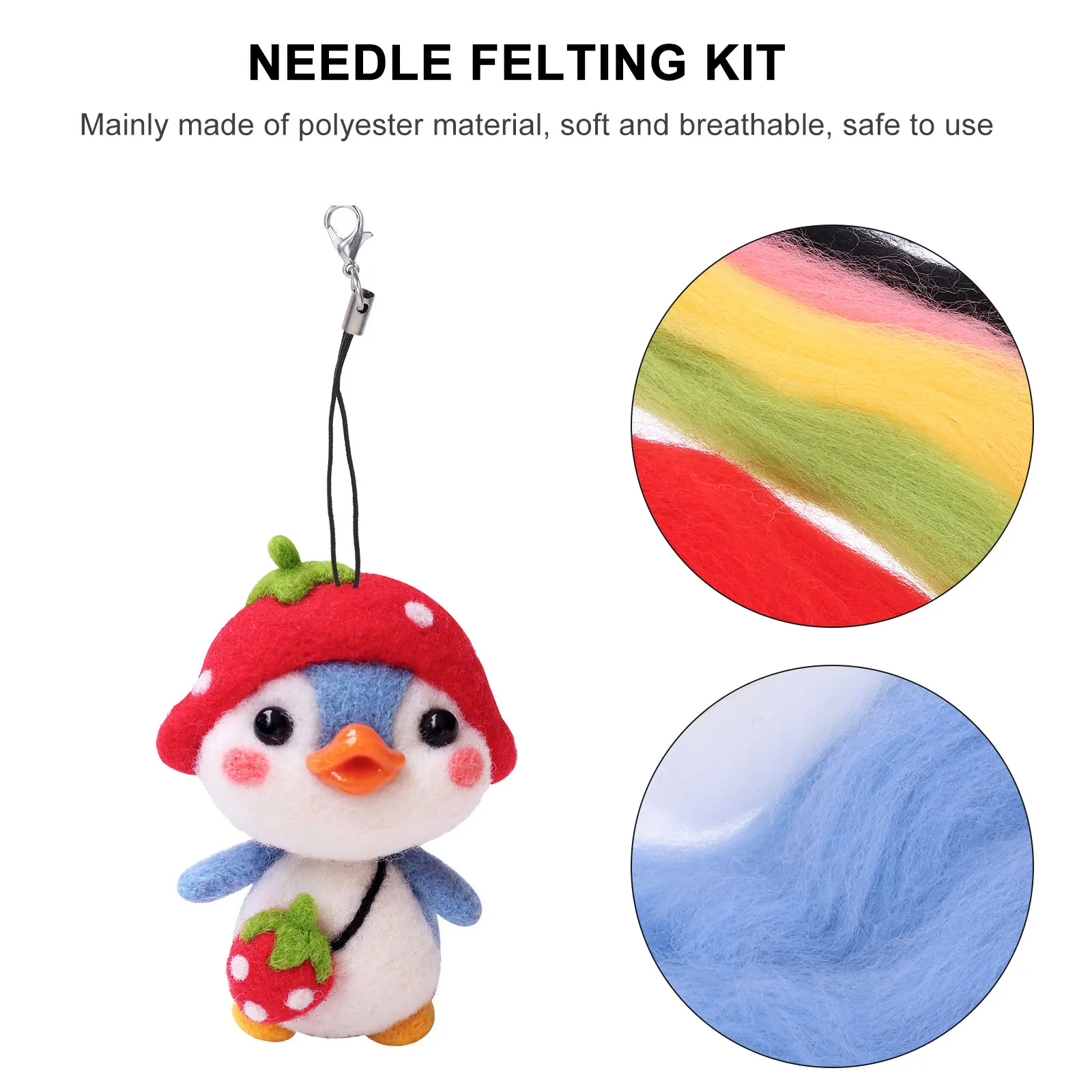 1 set Polyester Needle Crafts Kit Music Bag Felting Wool DIY Decoration Art Supplies Mini Creation
1 set Polyester Needle Crafts Kit Music Bag Felting Wool DIY Decoration Art Supplies Mini Creation
