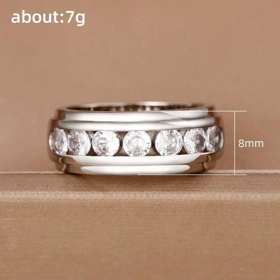 Alloy Crystal Channel Ring Geometric Design Stackable Fashion Jewelry For Wedding
Alloy Crystal Channel Ring Geometric Design Stackable Fashion Jewelry For Wedding