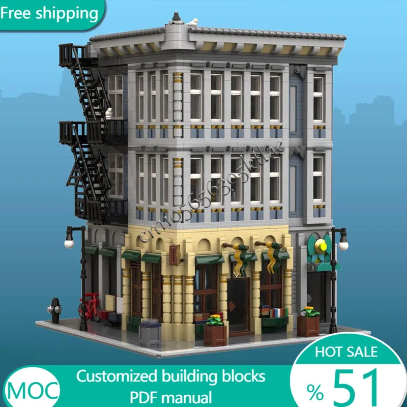 НОВЫЙ 3410 шт. MOC, хит продаж, здание с видом на улицу, город, модель книжного магазина, сделай сам, креативные идеи, детская игрушка в сборе, головоломка, подарок на день рождения
НОВЫЙ 3410 шт. MOC, хит продаж, здание с видом на улицу, город, модель книжного магазина, сделай сам, креативные идеи, детская игрушка в сборе, головоломка, подарок на день рождения