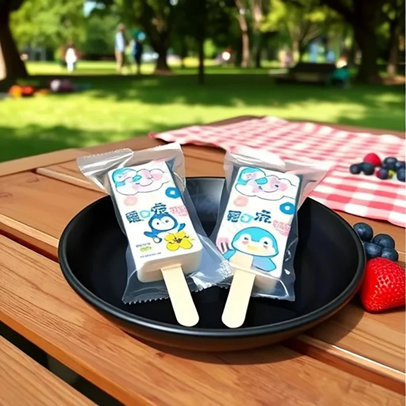 100PCS Cartoon Ice Popsicle Packing Bag DIY Disposable Plastic Popsicle Protective Cover Storage Food Grade Ice Cream Bags
100PCS Cartoon Ice Popsicle Packing Bag DIY Disposable Plastic Popsicle Protective Cover Storage Food Grade Ice Cream Bags
