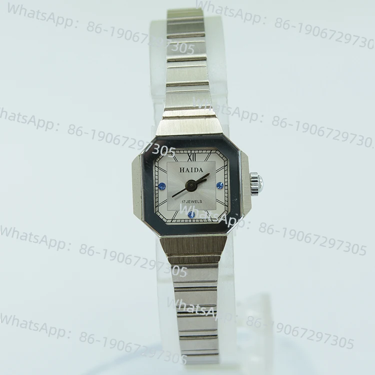 Inventory Shanghai Haida Маленький серебряный модный браслет Механические женские часы в стиле ретро
Inventory Shanghai Haida Маленький серебряный модный браслет Механические женские часы в стиле ретро