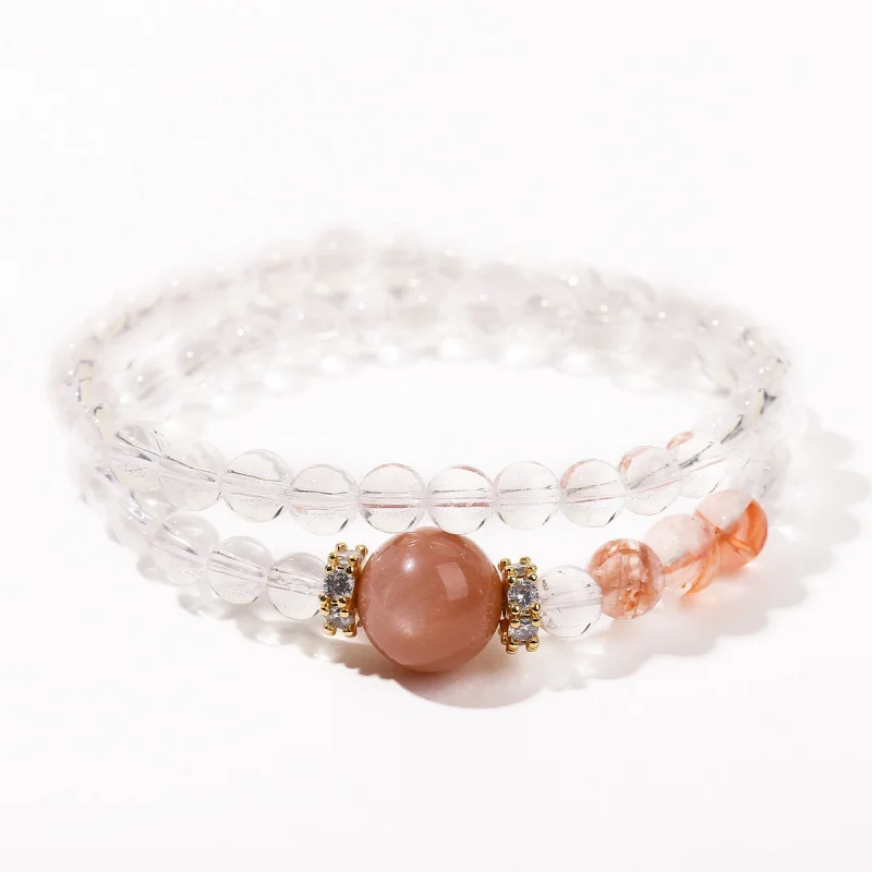 Shinzue Jewelry 5ANatural White Black Agate BraceletinsTrendy Double Circle Bracelet Girls to to Best Friends
Shinzue Jewelry 5ANatural White Black Agate BraceletinsTrendy Double Circle Bracelet Girls to to Best Friends