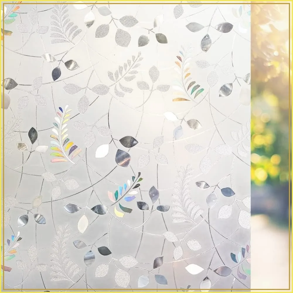 LEMON CLOUD Window Privacy Film Stained Static Cling Glass Film 3D Decorative Colorful Window Sticker for Home Sliding Door (23.6 x 157.4 Inch, Rainbow Leaf)
LEMON CLOUD Window Privacy Film Stained Static Cling Glass Film 3D Decorative Colorful Window Sticker for Home Sliding Door (23.6 x 157.4 Inch, Rainbow Leaf)