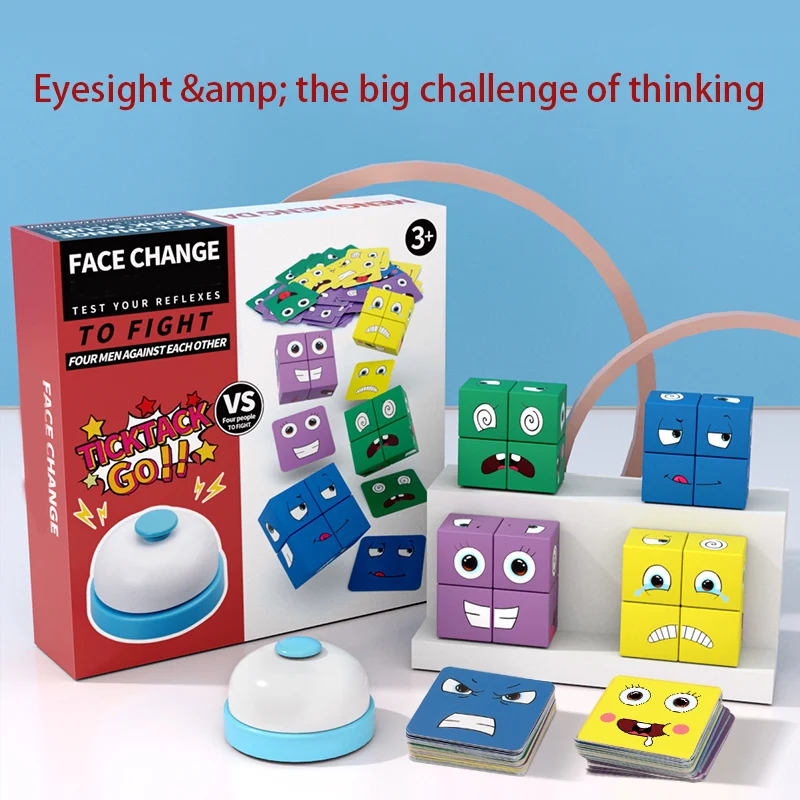 Silentkid Children's Puzzle Games Toys Face Changing Building Blocks Games Children's Birthday Gifts Creative Puzzle Toys
Silentkid Children's Puzzle Games Toys Face Changing Building Blocks Games Children's Birthday Gifts Creative Puzzle Toys