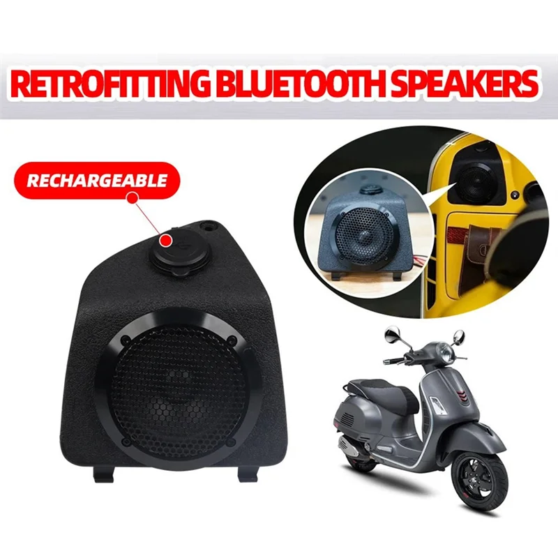 1 PCS Scooter Music Sound Audio Amplifier Speakers Horn System USB Charger Black Plastic For Vespa GTS 300 250 GTS300
1 PCS Scooter Music Sound Audio Amplifier Speakers Horn System USB Charger Black Plastic For Vespa GTS 300 250 GTS300