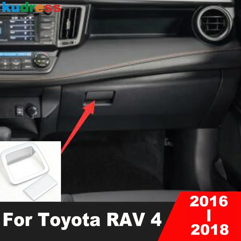 Автомобильный ящик для хранения перчаток, ручка, панель, накладка для Toyota RAV4 RAV 4 2016 2017 2018, матовое украшение, аксессуары для внутреннего молдинга
Автомобильный ящик для хранения перчаток, ручка, панель, накладка для Toyota RAV4 RAV 4 2016 2017 2018, матовое украшение, аксессуары для внутреннего молдинга