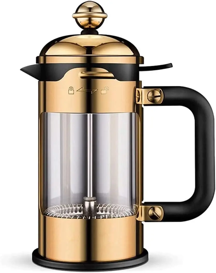 French Coffee Tea Maker 304 Stainless Steel Coffee Press for Home Office Coffee Maker, Easy Clean, Durable Heat Resistant Borosi
French Coffee Tea Maker 304 Stainless Steel Coffee Press for Home Office Coffee Maker, Easy Clean, Durable Heat Resistant Borosi