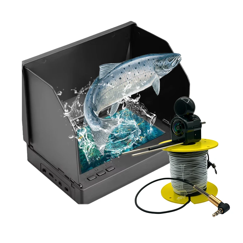 Factory 5'' Portable IP68 Waterproof Fishing Camera With 1800TVL LCD Monitor For Underwater Use In Icesea Lake & Boat Fishing
Factory 5'' Portable IP68 Waterproof Fishing Camera With 1800TVL LCD Monitor For Underwater Use In Icesea Lake & Boat Fishing