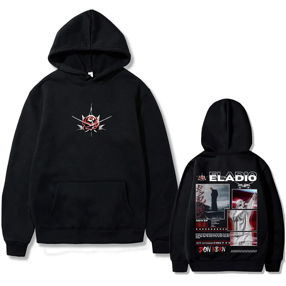 Rapper Eladio Carrion DON KBRN Album 2025 Hoodie Men Women Fashion Hip Hop Hooded Sweatshirt Men's Casual Fleece Cotton Pullover
Rapper Eladio Carrion DON KBRN Album 2025 Hoodie Men Women Fashion Hip Hop Hooded Sweatshirt Men's Casual Fleece Cotton Pullover