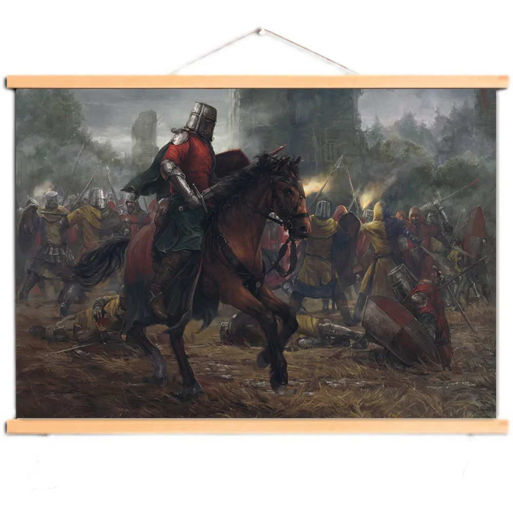 Printed Poster Nordic Canvas Wood Scroll Painting Knights Templar Armor Warrior Simple Wall Art for Gift Home Wall Hanging Decor
Printed Poster Nordic Canvas Wood Scroll Painting Knights Templar Armor Warrior Simple Wall Art for Gift Home Wall Hanging Decor