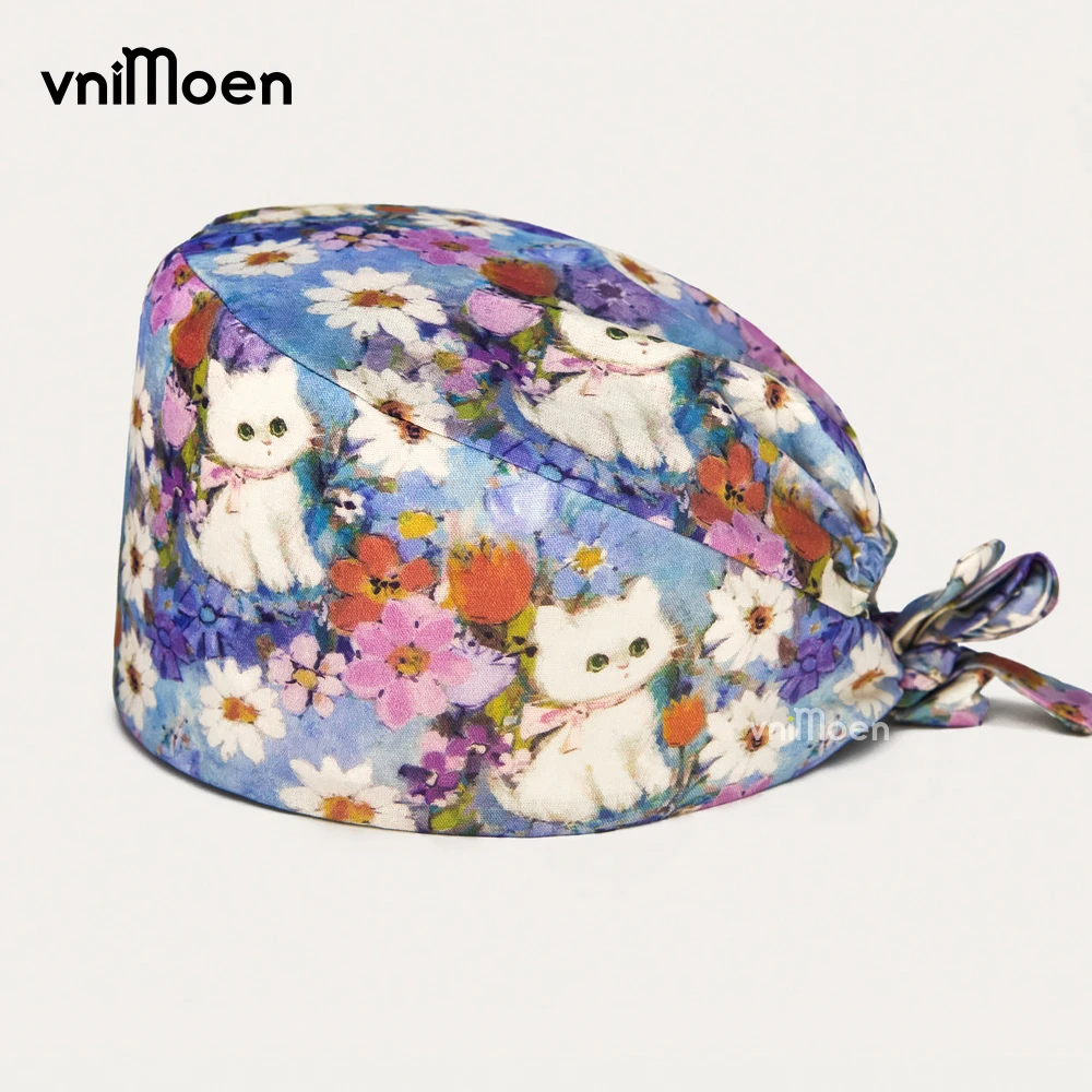 Fashion Doctor operating room nursing head cap lab scrub pet shop surgicals hat women's operating room hat Medical hat
Fashion Doctor operating room nursing head cap lab scrub pet shop surgicals hat women's operating room hat Medical hat
