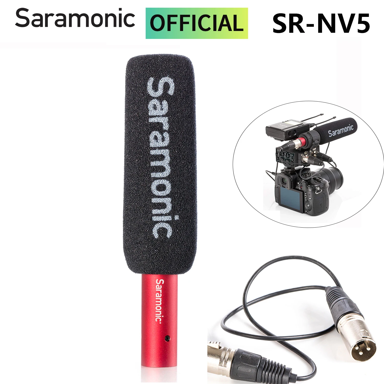 Saramonic SR-NV5 3-контактный Кардиоидный Конденсаторный Микрофон XLR для видеокамеры DSLR видеосъемки записи вещания
Saramonic SR-NV5 3-контактный Кардиоидный Конденсаторный Микрофон XLR для видеокамеры DSLR видеосъемки записи вещания