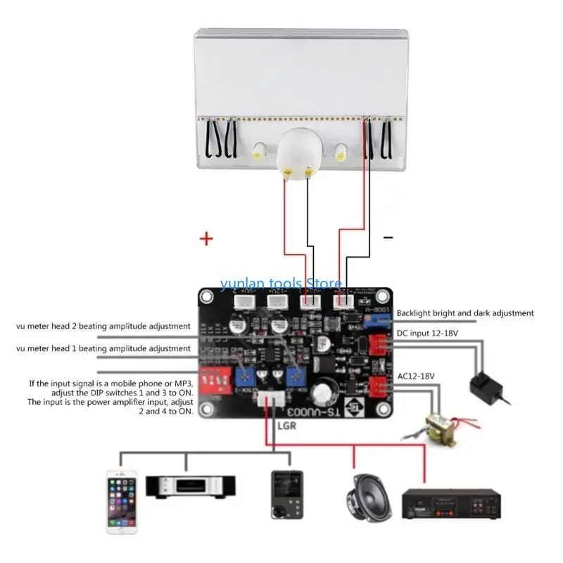 50LB VU-Meter Header Audio-DB Level Header Power Amplifier-Level Meter Ammeter TN-105
50LB VU-Meter Header Audio-DB Level Header Power Amplifier-Level Meter Ammeter TN-105