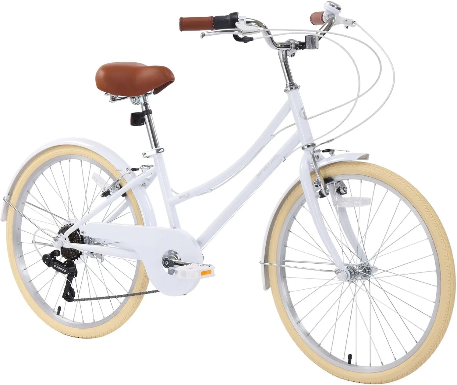 SPATIAL женский городской велосипед 24-дюймовый пляжный крейсерский велосипед с двойным V-образным тормозом 6-скоростной полный шаг через удобный велосипед для взрослых
SPATIAL женский городской велосипед 24-дюймовый пляжный крейсерский велосипед с двойным V-образным тормозом 6-скоростной полный шаг через удобный велосипед для взрослых