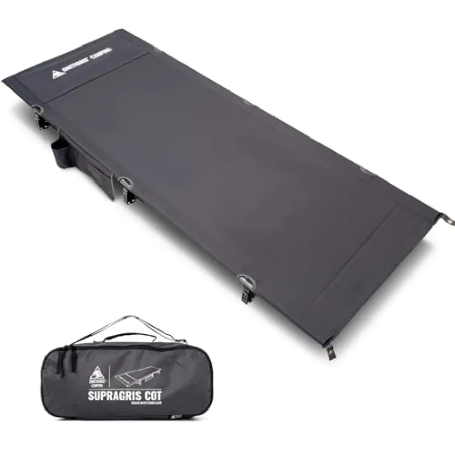 SUPRAGRIS Camping Cot Support Up to 400lbs Lightweight Comfortable Folding Bed for Camping Hiking Backpacking Travel Car Trips
SUPRAGRIS Camping Cot Support Up to 400lbs Lightweight Comfortable Folding Bed for Camping Hiking Backpacking Travel Car Trips