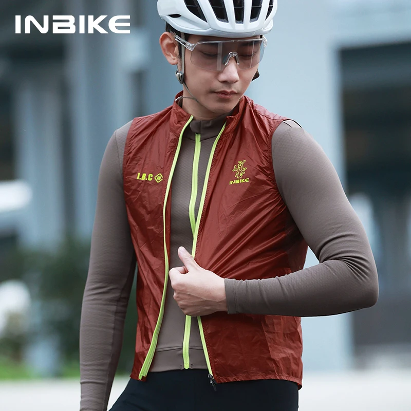 INBIKE Autumn Men's Cycling Vest Lightweight Portable Windproof and Coldproof Breathable Bicycle Vest Full-Zip Cycling Top
INBIKE Autumn Men's Cycling Vest Lightweight Portable Windproof and Coldproof Breathable Bicycle Vest Full-Zip Cycling Top