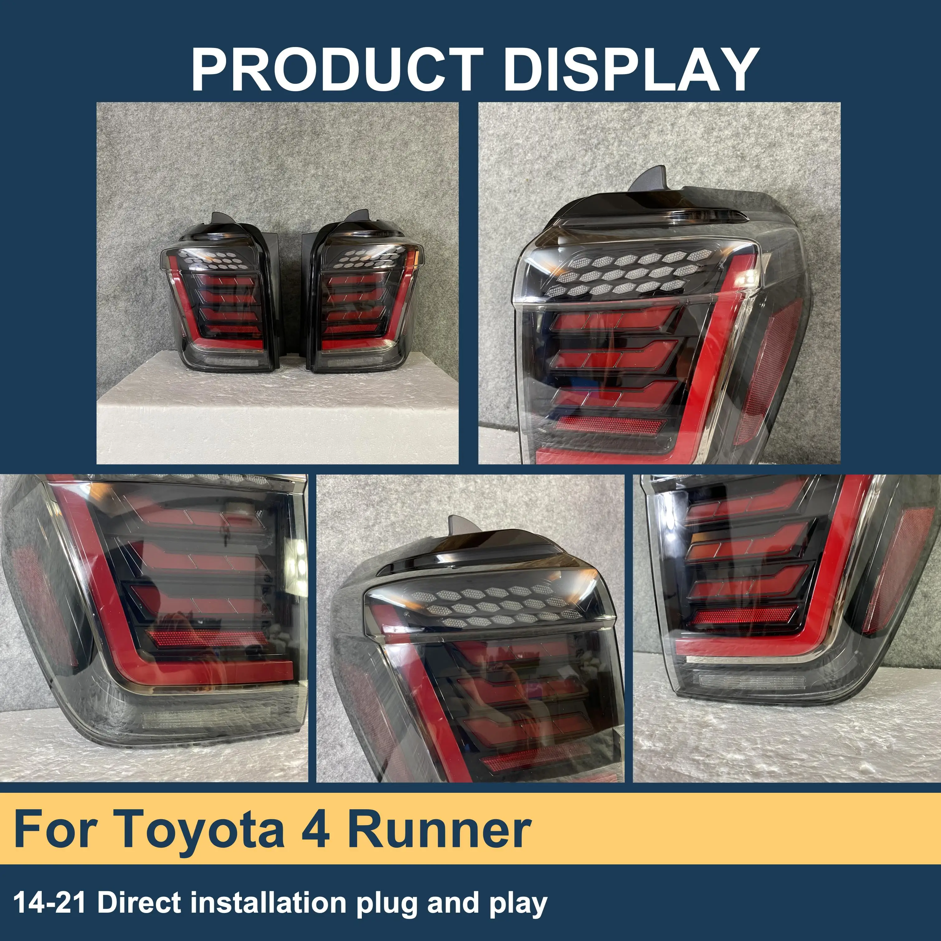 J ONE Cars Parts And Accessories Tail Lights For Toyota 4 Runner 2014-2021 For Toyota 4Runner Led Tail Light
J ONE Cars Parts And Accessories Tail Lights For Toyota 4 Runner 2014-2021 For Toyota 4Runner Led Tail Light