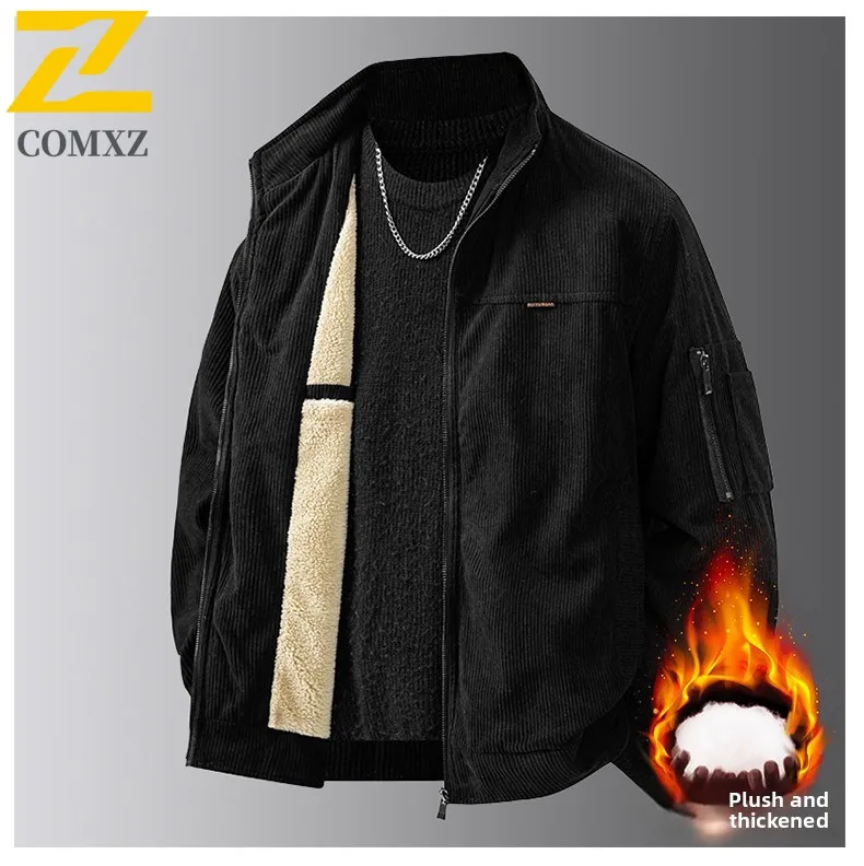 2025 New Men's Casual Jacket Autumn Winter Thick Velvet Warmth Workwear Collar Windbreaker Outdoor Commuter Street Men's Wear
2025 New Men's Casual Jacket Autumn Winter Thick Velvet Warmth Workwear Collar Windbreaker Outdoor Commuter Street Men's Wear