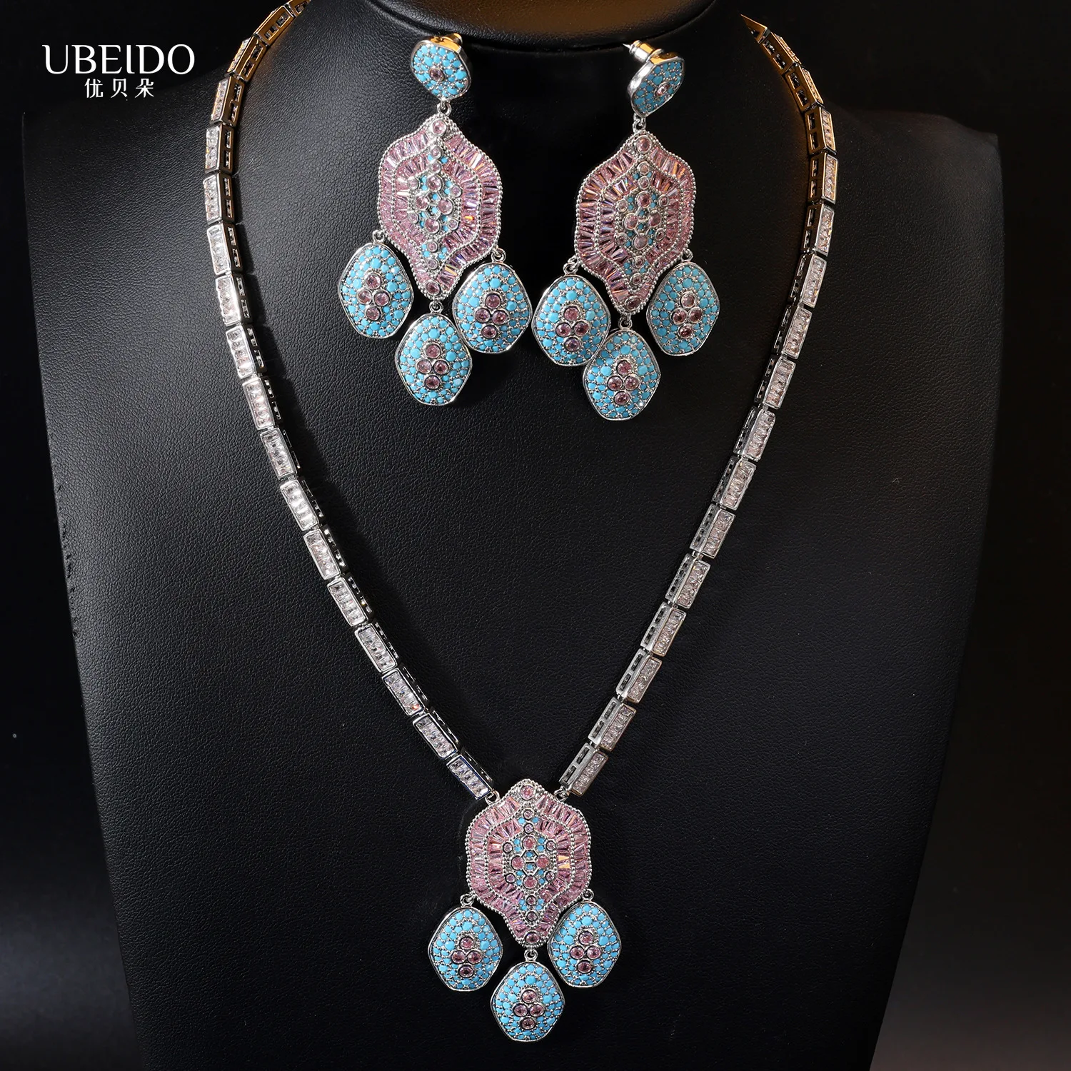 Women Enamel Inlaid Zircon Necklace and Earring Set 2026
Women Enamel Inlaid Zircon Necklace and Earring Set 2026