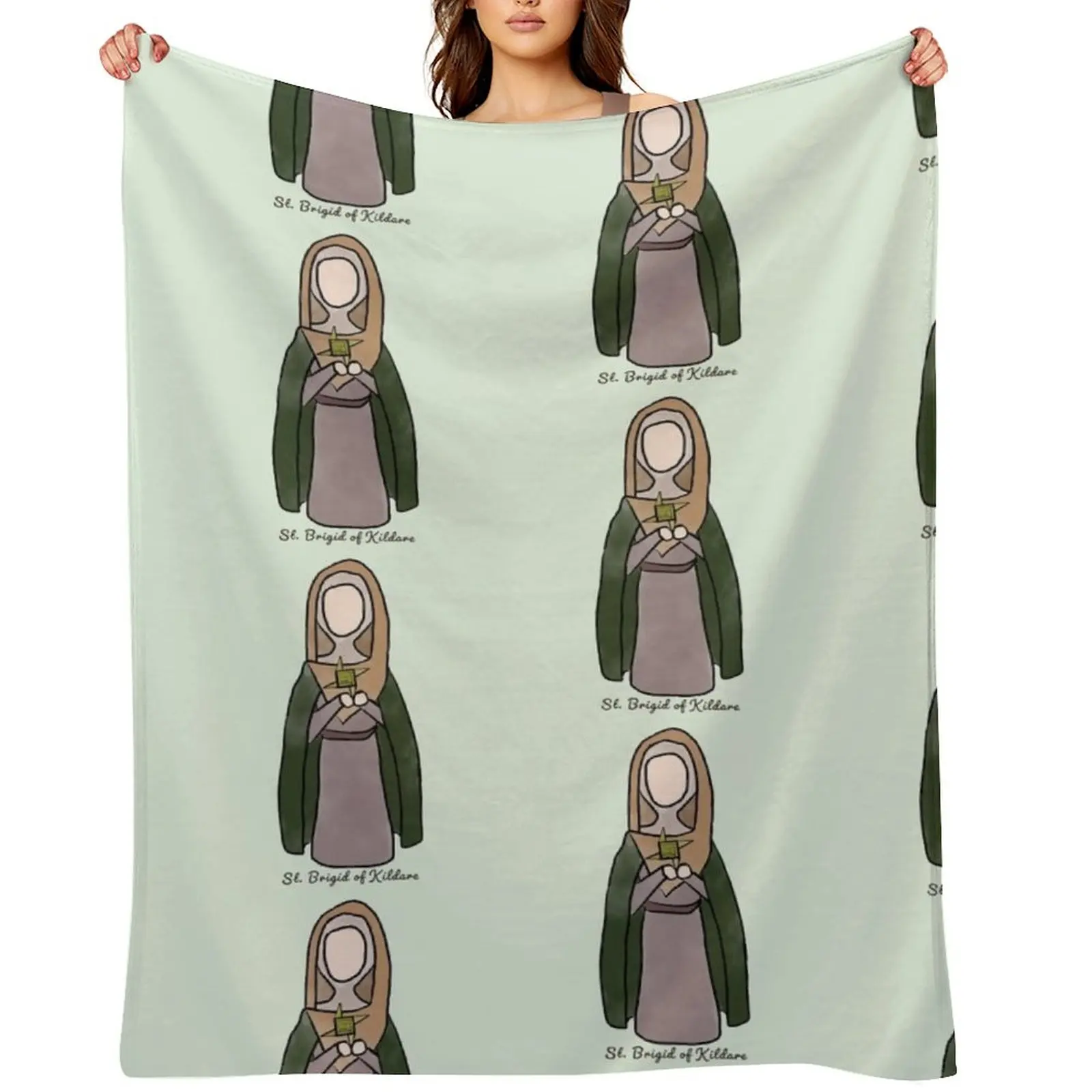 St. Brigid of Kildare Throw Blanket Comforter Loose Bed linens Extra Large Throw Blankets
St. Brigid of Kildare Throw Blanket Comforter Loose Bed linens Extra Large Throw Blankets